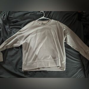 Aerie blue washed sweater size XS but fits like a oversized medium.